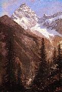 Albert Bierstadt Canadian_Rockies_Asulkan_Glacier oil painting